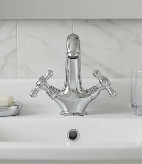EMMEVI: MONOFORO LAVABO MANIGLIE A CROCE
