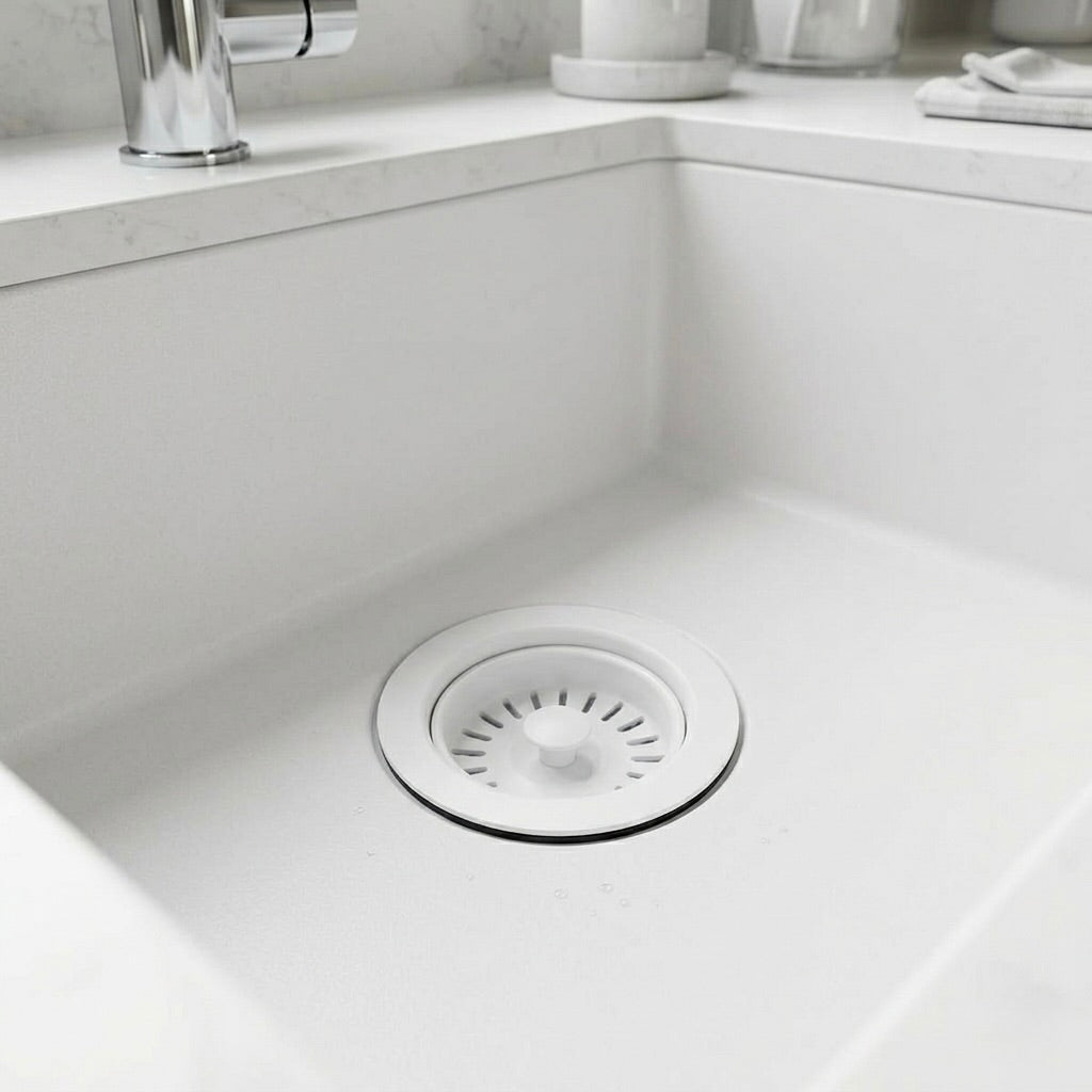 PILETTA LAVELLO CUCINA BIANCO OPACO S/ TROPPO PIENO
