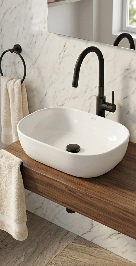 PILETTA CLICK CLACK 1'1/4 IN OTTONE NERO OPACO
