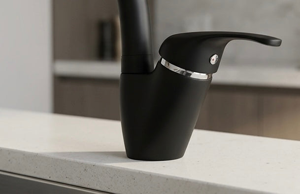 IDRONORD: MISCELATORE MONOCOMANDO LAVELLO NERO OPACO