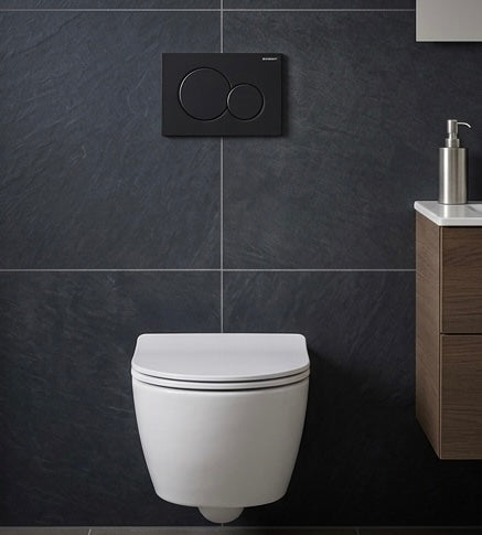 GEBERIT: PLACCA DI COMANDO SIGMA 01 NERO LUCIDO