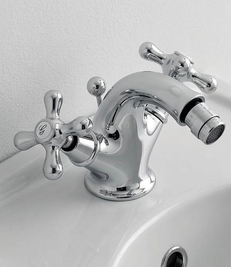 EMMEVI: MONOFORO BIDET MANIGLIE A CROCE