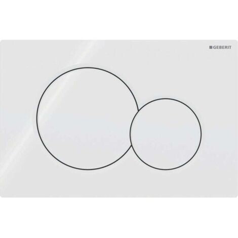GEBERIT: PLACCA DI COMANDO SIGMA 01 BIANCA