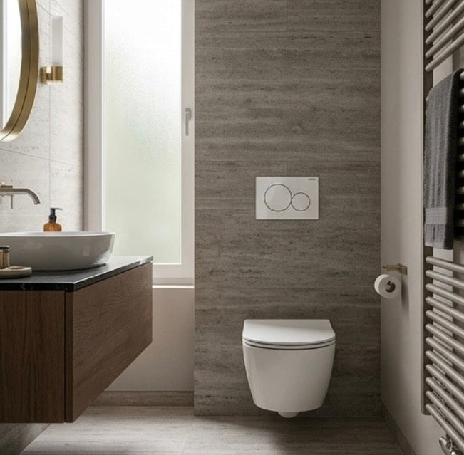 GEBERIT: PLACCA DI COMANDO SIGMA 01 BIANCA