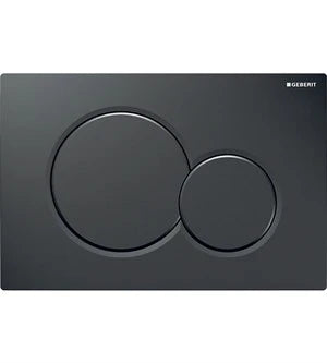 GEBERIT: PLACCA DI COMANDO SIGMA 01 NERO LUCIDO