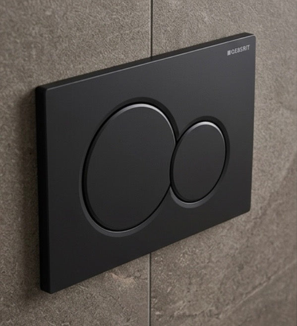 GEBERIT: PLACCA DI COMANDO SIGMA 01 NERO LUCIDO