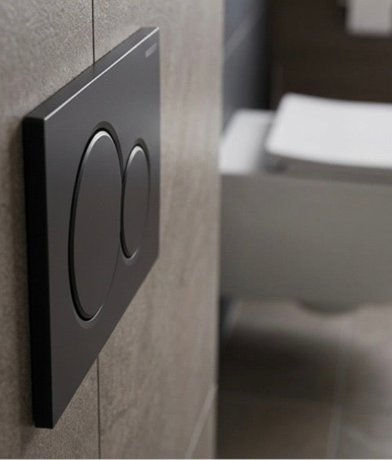 GEBERIT: PLACCA DI COMANDO SIGMA 01 NERO LUCIDO