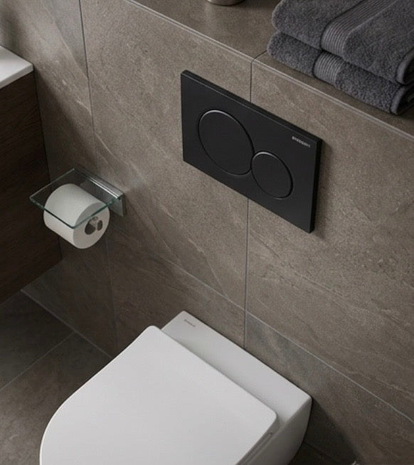 GEBERIT: PLACCA DI COMANDO SIGMA 01 NERO LUCIDO