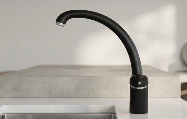IDRONORD: MISCELATORE MONOCOMANDO LAVELLO NERO OPACO