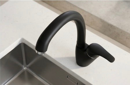 IDRONORD: MISCELATORE MONOCOMANDO LAVELLO NERO OPACO
