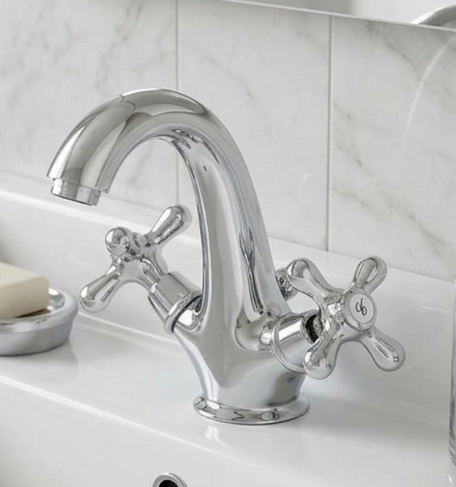 EMMEVI: MONOFORO LAVABO MANIGLIE A CROCE