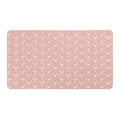 TAPPETO ANTISCIVOLO IN PVC ROSA / BIANCO 75X43