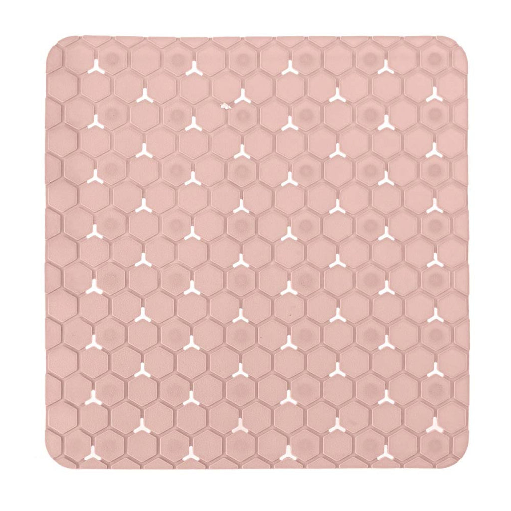 TAPPETO ANTISCIVOLO IN PVC ROSA / BIANCO / AZZURRO / VERDE 54 X 54