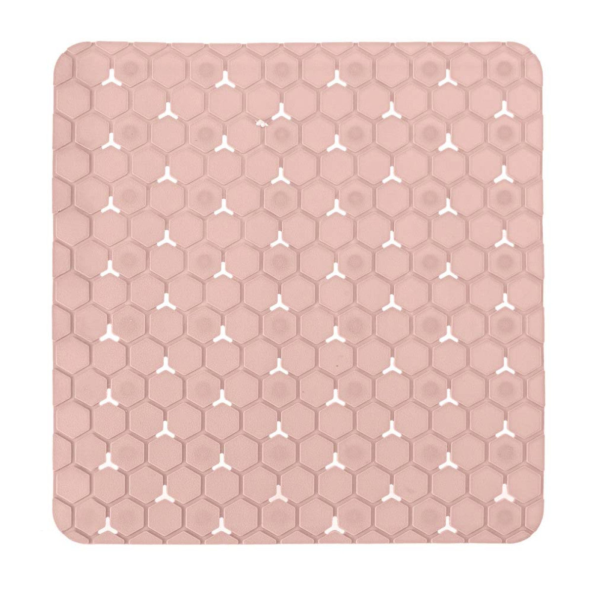 TAPPETO ANTISCIVOLO IN PVC ROSA / BIANCO / AZZURRO / VERDE 54 X 54