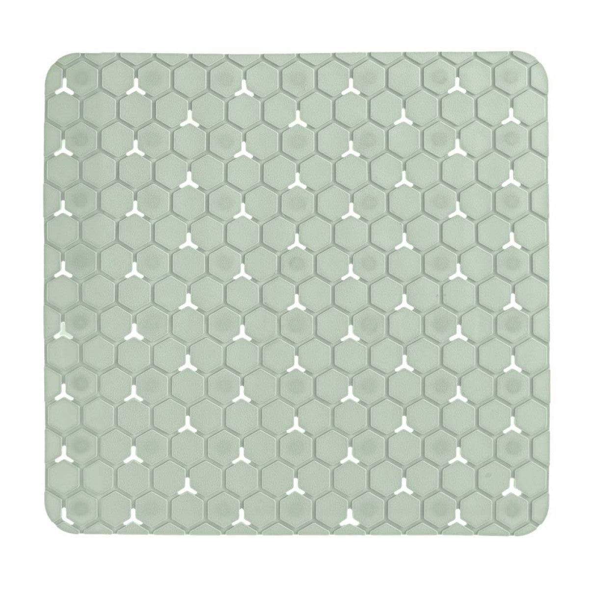 TAPPETO ANTISCIVOLO IN PVC ROSA / BIANCO / AZZURRO / VERDE 54 X 54
