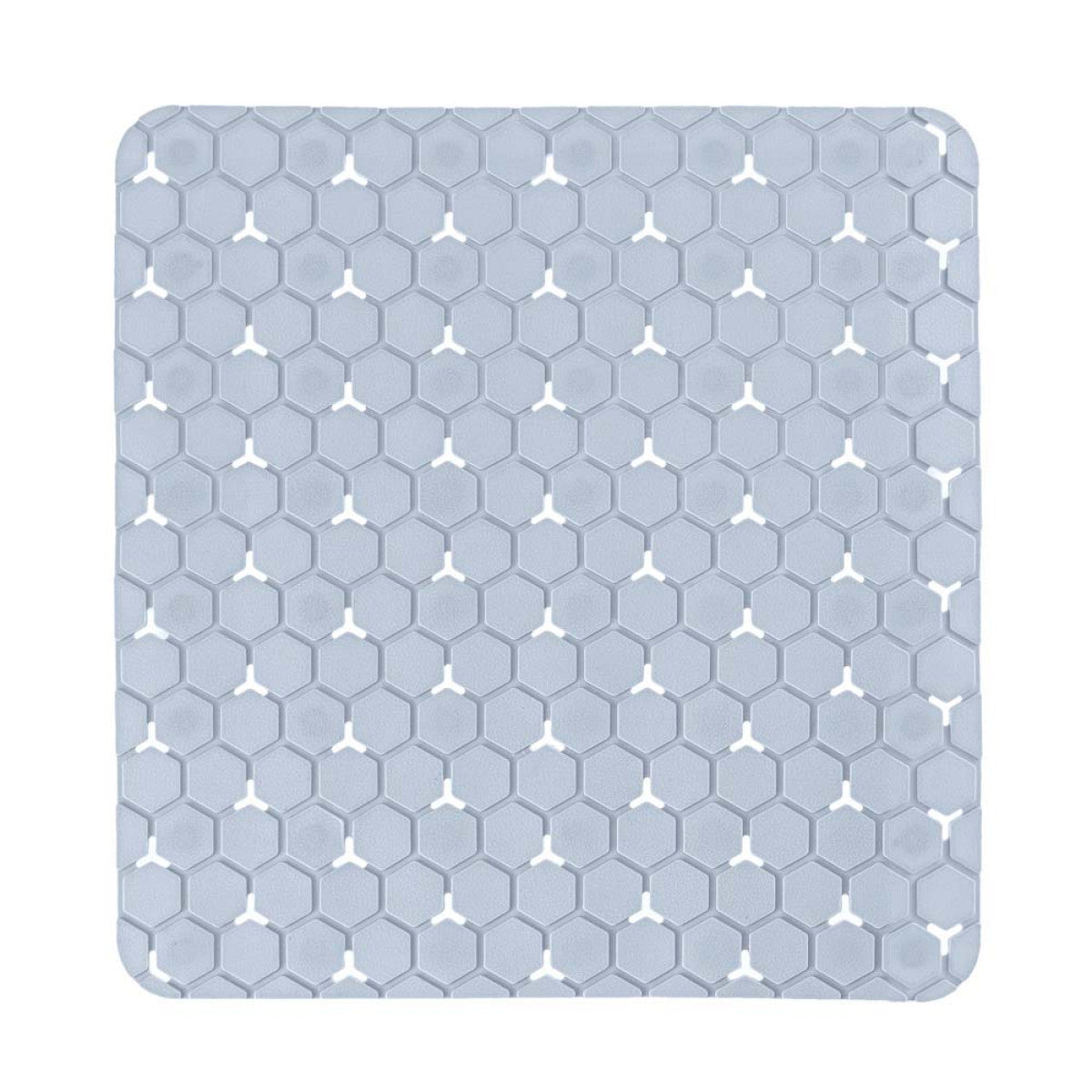 TAPPETO ANTISCIVOLO IN PVC ROSA / BIANCO / AZZURRO / VERDE 54 X 54