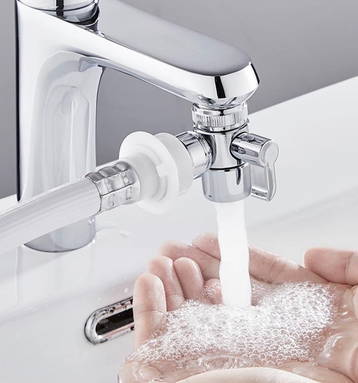VALVOLA DI DEVIAZIONE PER RUBINETTO CON AERATORE 3 VIE