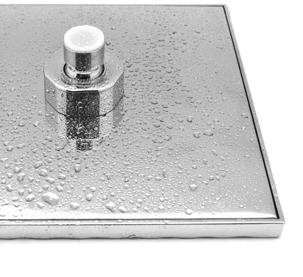 SOFFIONE DOCCIA QUADRATO IN ABS