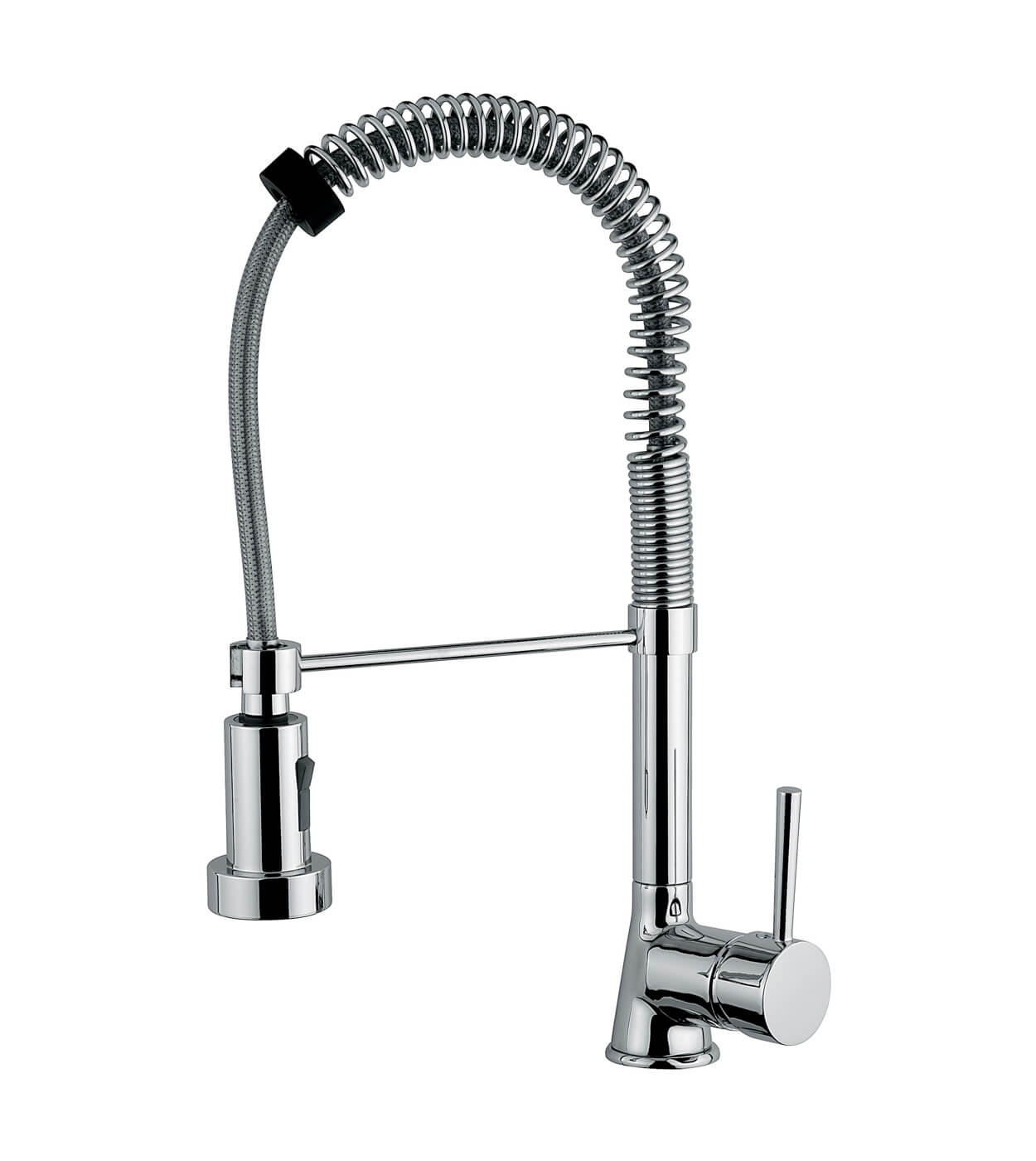 EMMEVI: MISCELATORE MONOCOMANDO LAVELLO CON DOCCETTA ESTRAIBILE